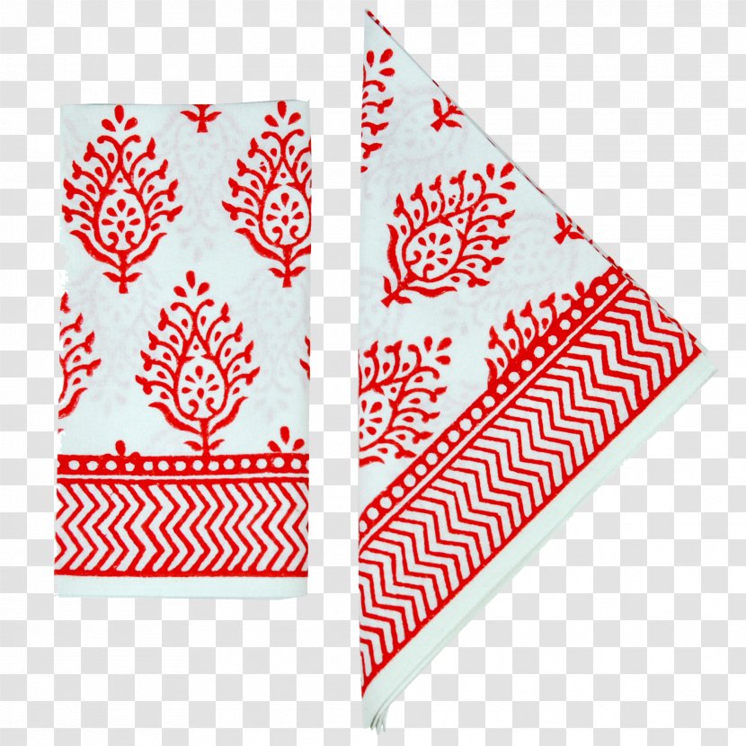 Textile Towel Place Mats Rectangle - Red - Napkin Transparent PNG