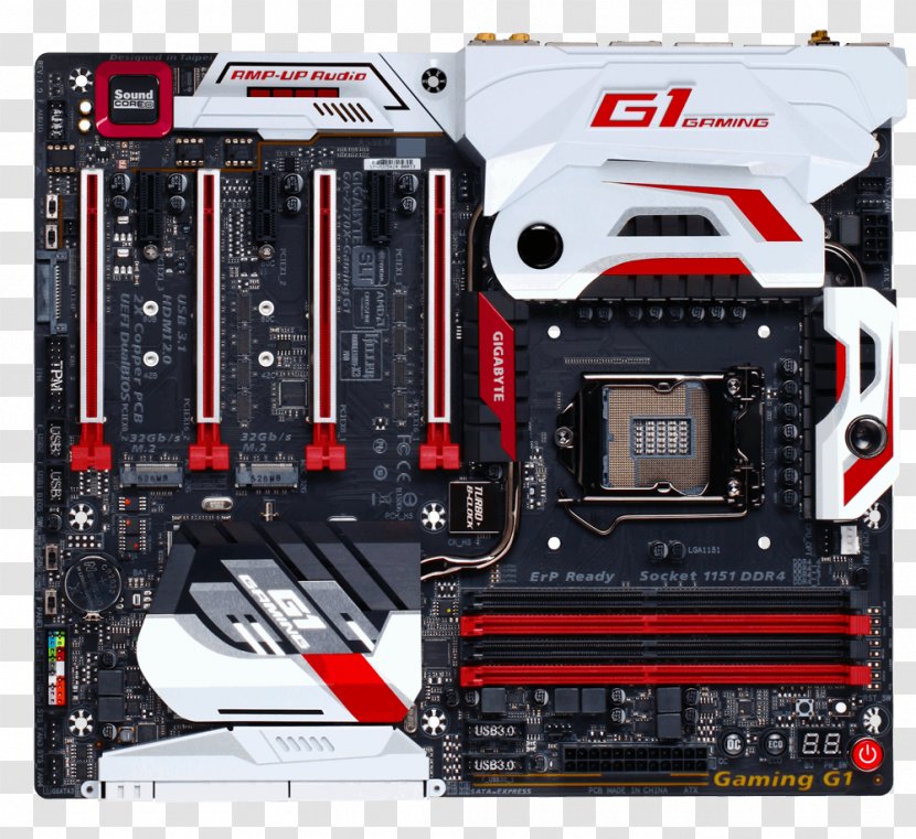 Intel GA-Z170X-Gaming G1 Motherboard LGA 1151 Gigabyte Technology - Lga - Formula 1 Transparent PNG