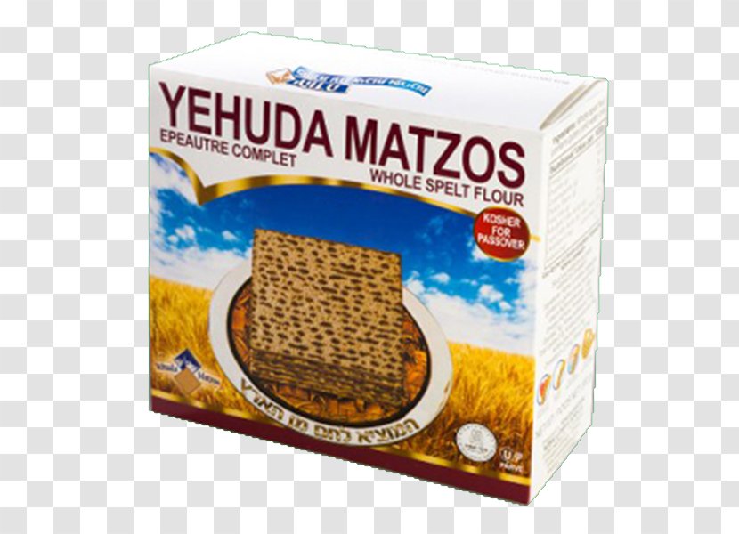 Yehuda Matzos Spelt Chametz Cracker - Wheat - Flour Transparent PNG