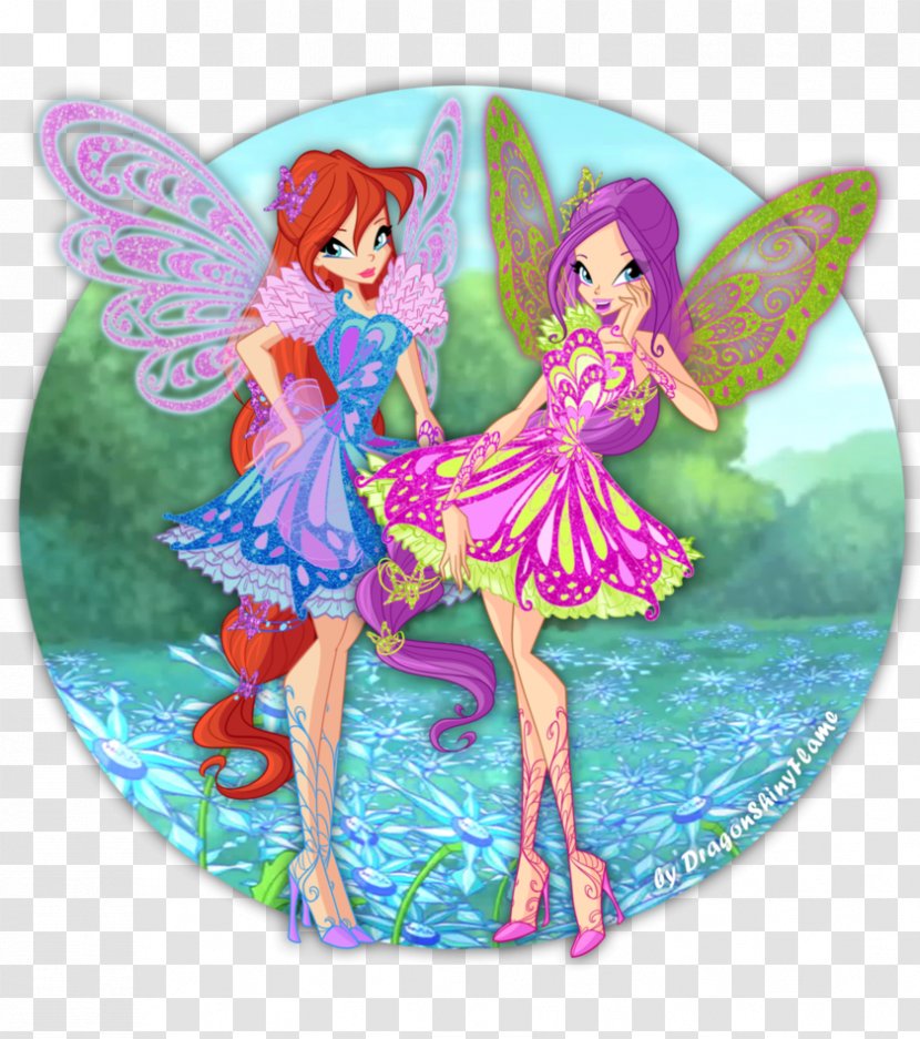 Bloom Butterflix Tecna Stella Mythix - Butterfly - Purple Fairy Transparent PNG