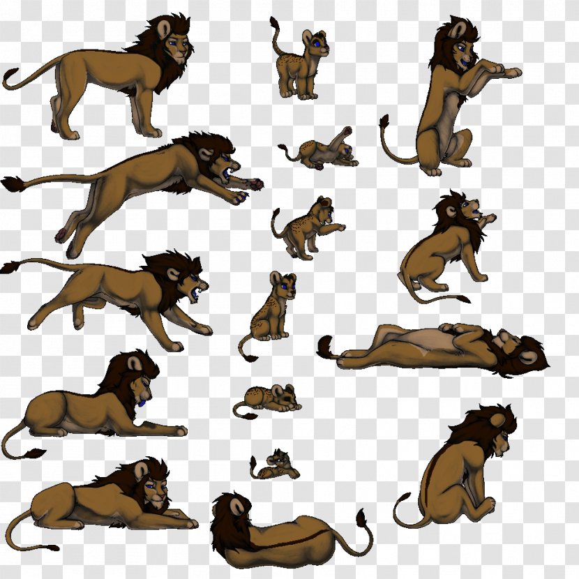 Lion Dog Cat Horse Mammal - Canidae Transparent PNG