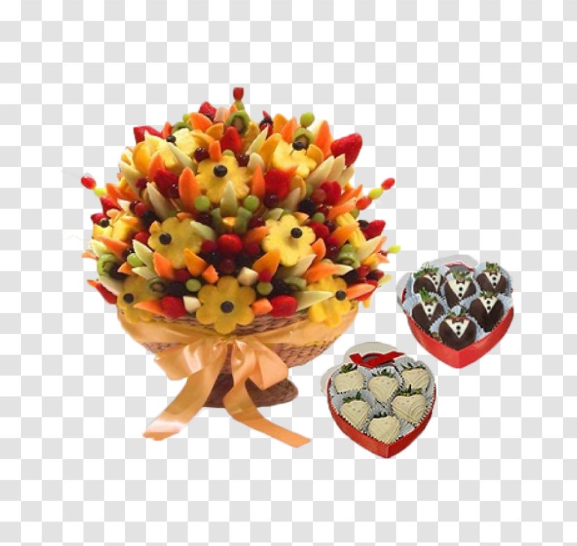 Flower Bouquet Fruit Food Gift Baskets Edible Arrangements Wedding Transparent PNG