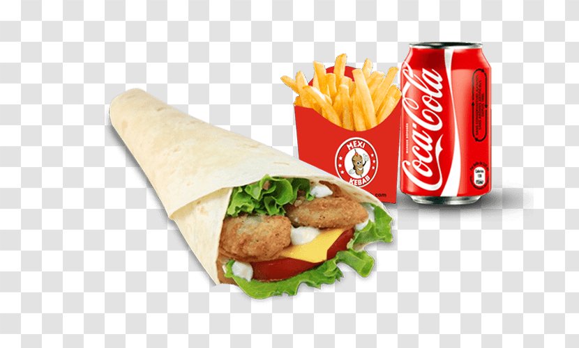 French Fries Kebab Fast Food Taco Pizza - Bread Transparent PNG