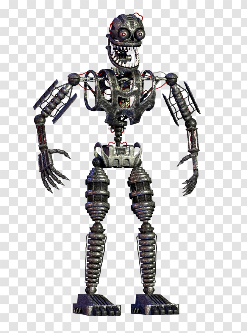 Endoskeleton Five Nights At Freddy's Exoskeleton Human Skeleton - Figurine - Digital Art Transparent PNG