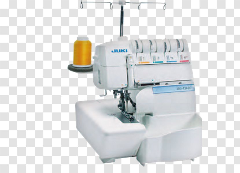 Overlock Juki MO-734DE Sewing Machines Stitch - Knitting Machine Transparent PNG