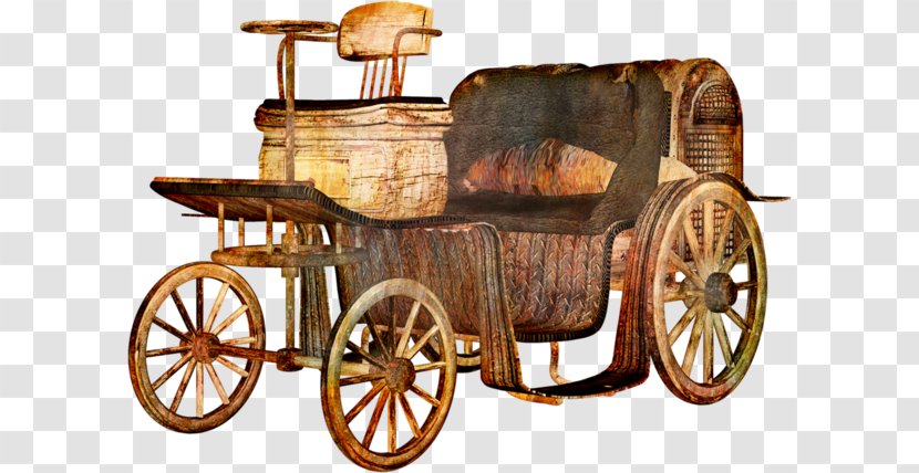Cart Wagon Carriage Horse-drawn Vehicle - Drawing - Car Transparent PNG