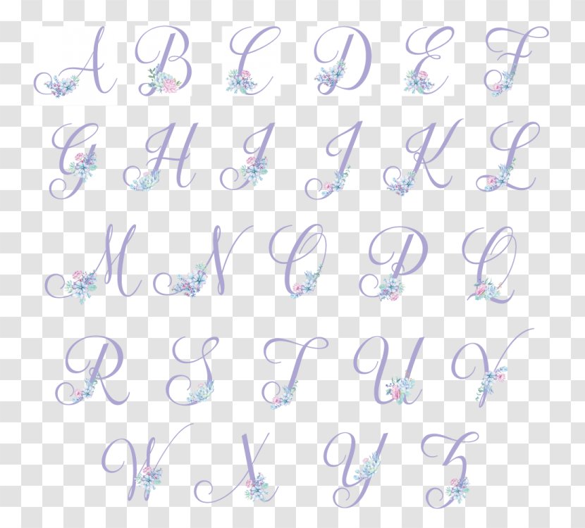 Violet Lilac Blue Purple Calligraphy - Petal - Watercolor Succulent Transparent PNG