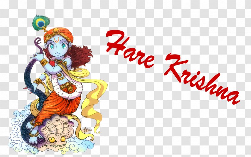 Krishna Janmashtami Hare Vrindavan Radha - Art - Lord Transparent PNG