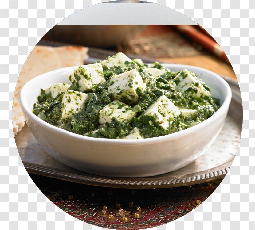 Palak Paneer Naan Milk Chicken Tikka Masala - Restaurant Transparent PNG