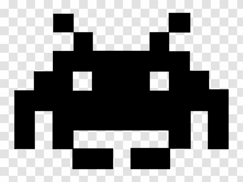 Space Invaders Extreme 2 Video Game - Monochrome Photography Transparent PNG