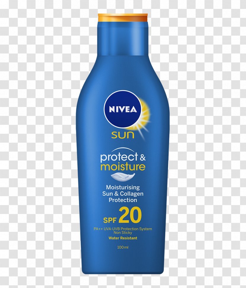 Sunscreen Lotion Sun Tanning Beiersdorf NIVEA - Skin - Protection Transparent PNG