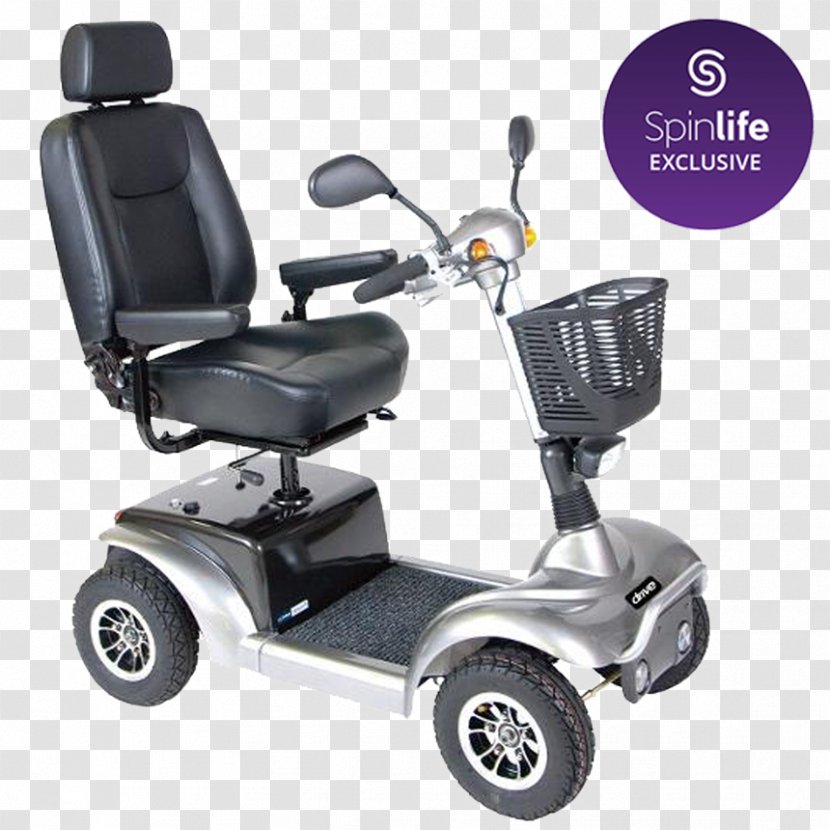 Mobility Scooters Car Wheel Electric Vehicle - Motorized Scooter - White Delivery Transparent PNG