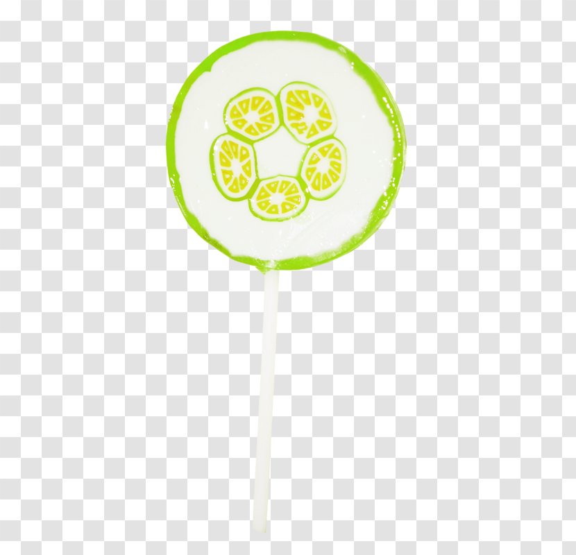 Lemon Drop Lollipop Candy - Cartoon Transparent PNG