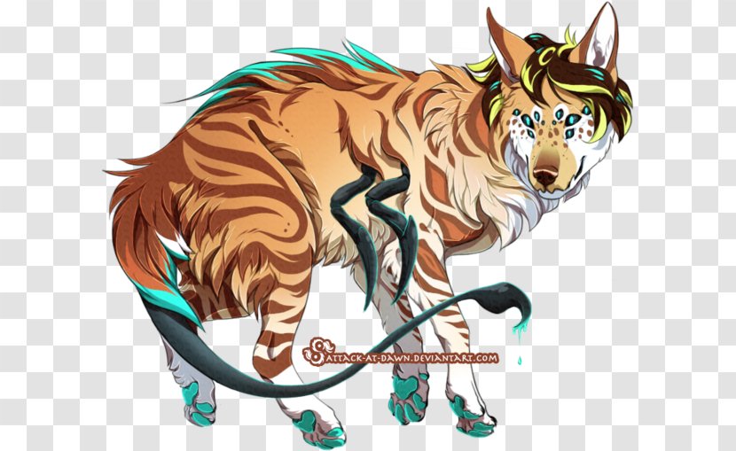 Tiger Lion Hybrid Vehicle Cat - Cartoon - Attacking Transparent PNG