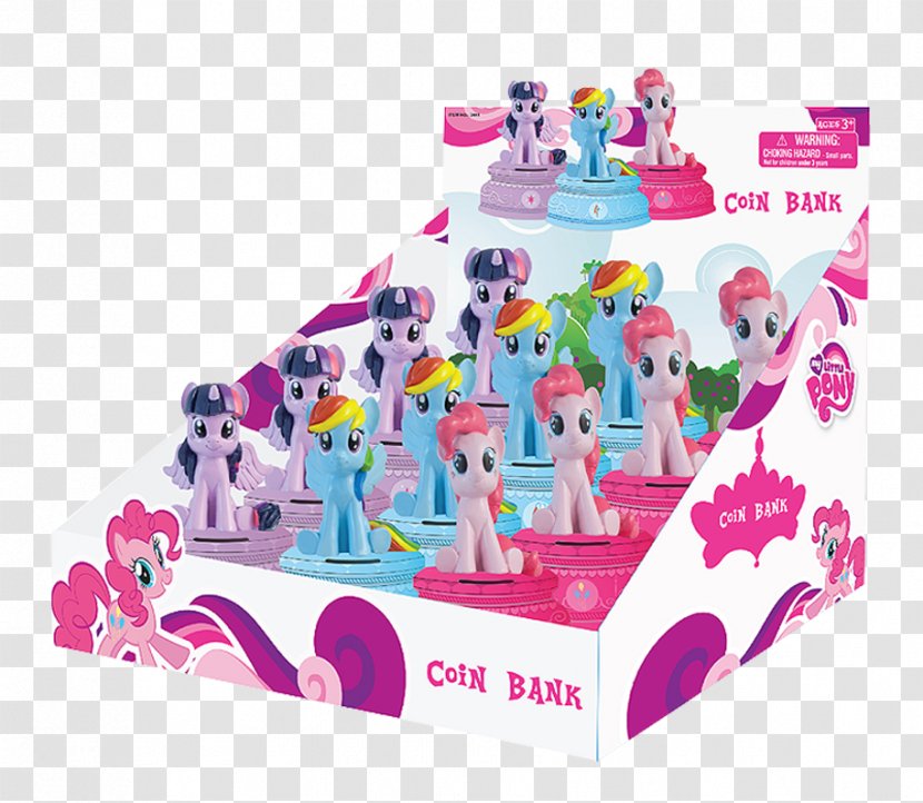 Twilight Sparkle Fluttershy Rainbow Dash Piggy Bank - Pony Transparent PNG
