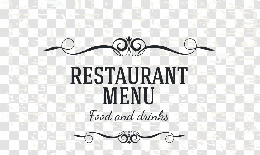 Cafe Menu Restaurant - Royaltyfree - Cover Decorative Material Transparent PNG