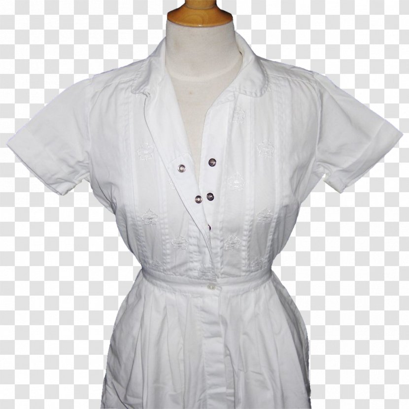 Dress Nurse Uniform Clothing Sleeve Blouse Transparent PNG