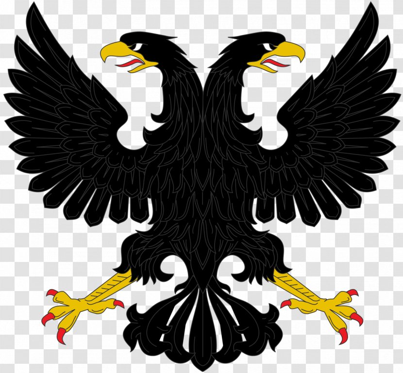 Double-headed Eagle Byzantine Empire Clip Art - Accipitriformes - Black Logo Image, Free Download Transparent PNG