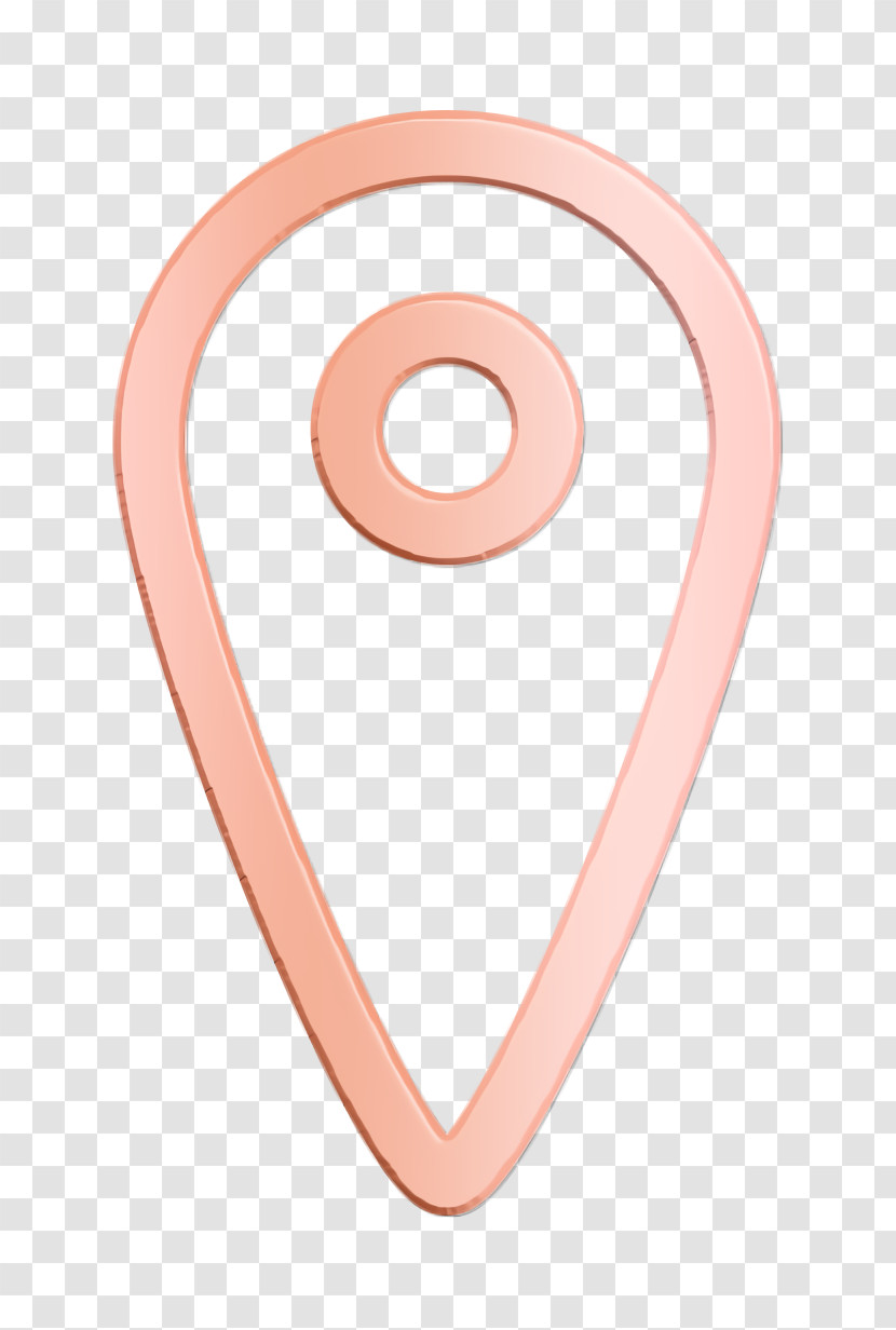 Pin Icon General UI Icon Location Pointer Icon Transparent PNG