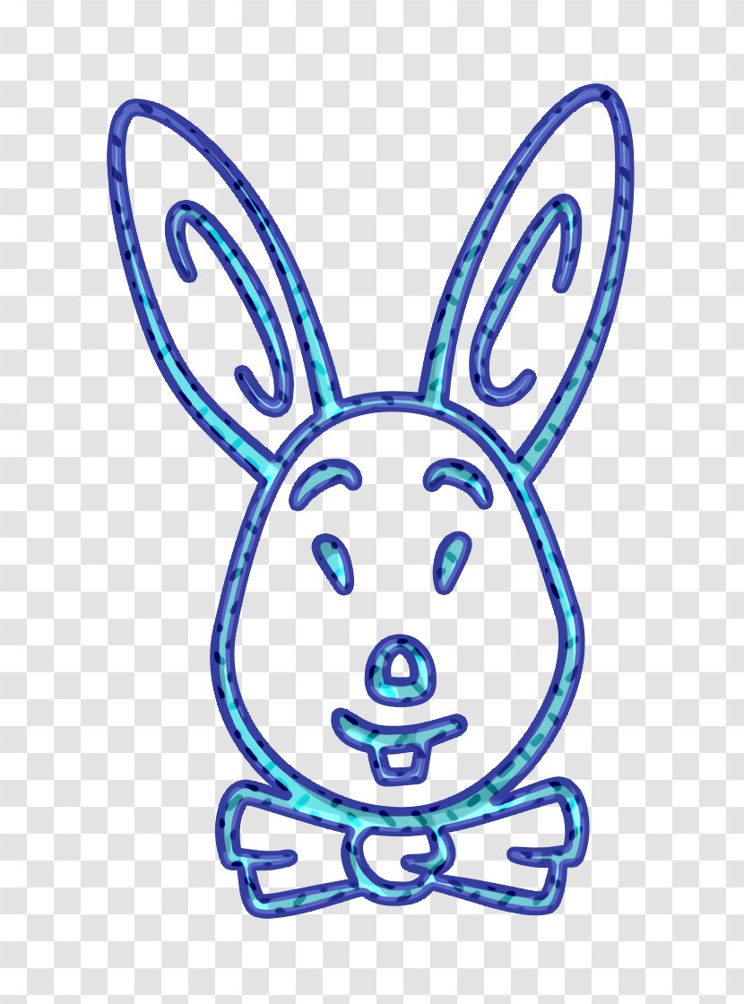 Animal Icon Carrot Celebration - Easter - Line Art Figure Transparent PNG