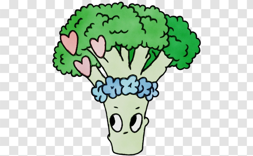 Broccoli Flowerpot Leaf Vegetable Plant Vegetable Transparent PNG