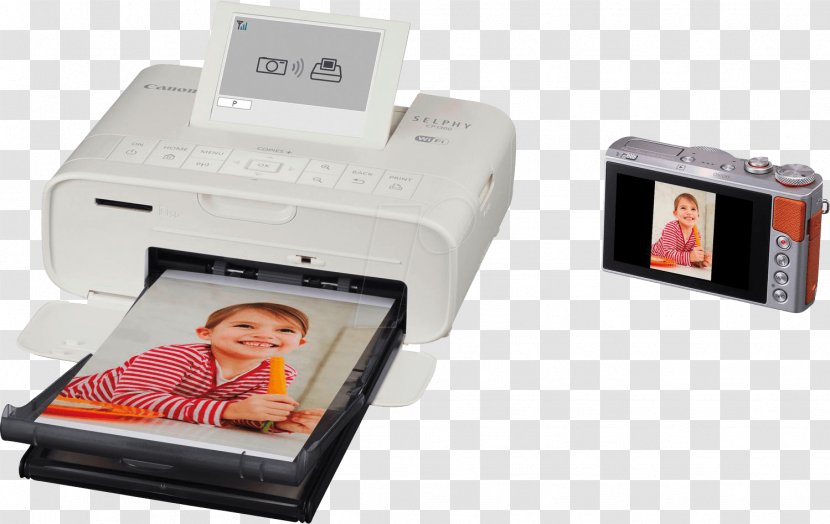 Canon SELPHY CP1300 Photo Printer Color Ink/Paper Set Printing Transparent PNG