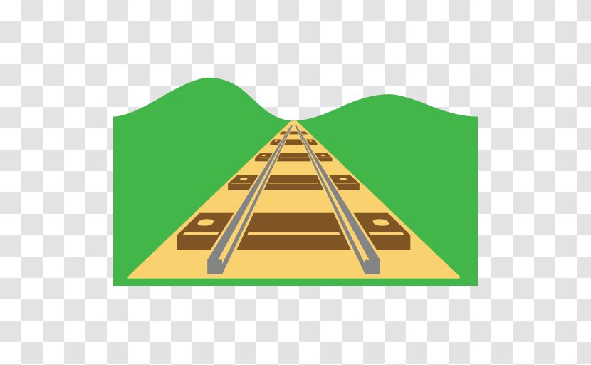 Rail Transport Train Track Emoji - Grass Transparent PNG
