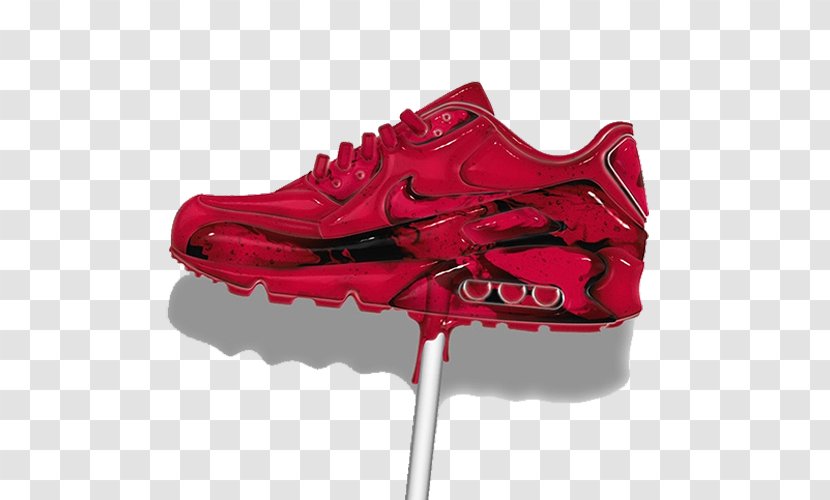 Nike Air Max Force Shoe Wallpaper - Footwear - NIKE Shoes Red Creative Transparent PNG