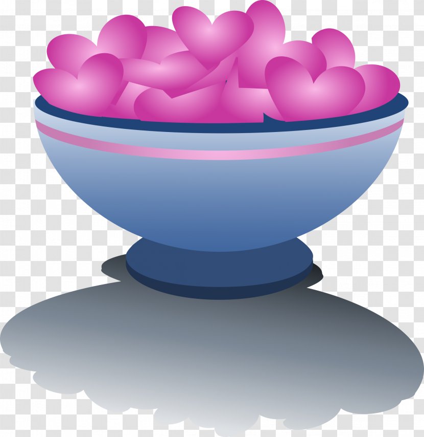 Valentine's Day Bowl Cupid Clip Art - Se Transparent PNG