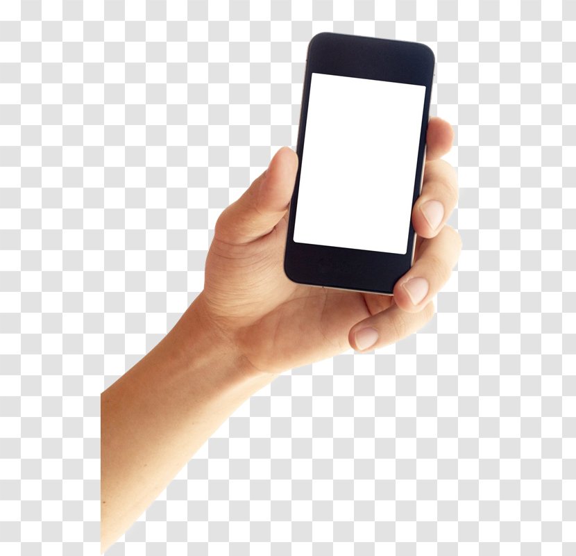 Smartphone Handheld Devices Desktop Wallpaper - Portable Media Player - Hand Holding Transparent PNG