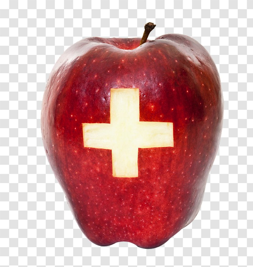 Safety Warning Sign First Aid Kit Emergency - Fruit - Cross Apple Transparent PNG