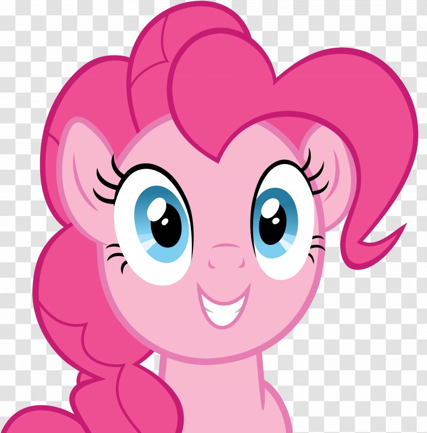 Pinkie Pie Pony Rainbow Dash Fluttershy Cupcake - Flower - SLB Transparent PNG