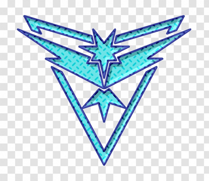Go Icon Instinct Pokemon - Team - Turquoise Logo Transparent PNG