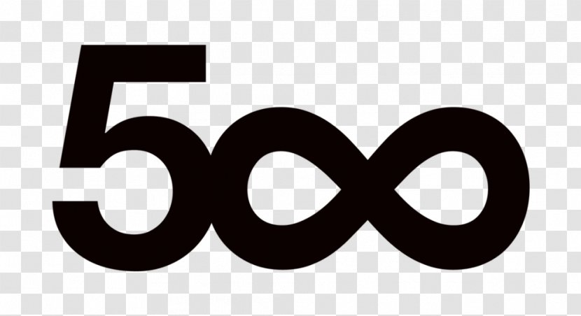 500px Logo Photography - Monochrome - Text Transparent PNG
