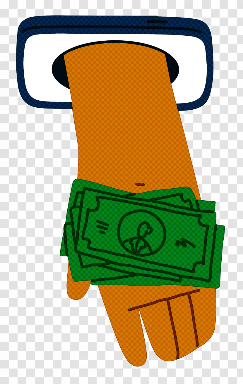 Hand Giving Cash Transparent PNG