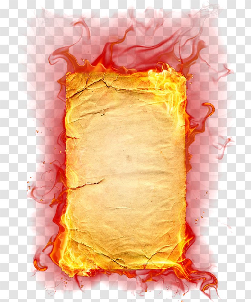 The Invention Of Fire Paper Flame - Drawing Transparent PNG