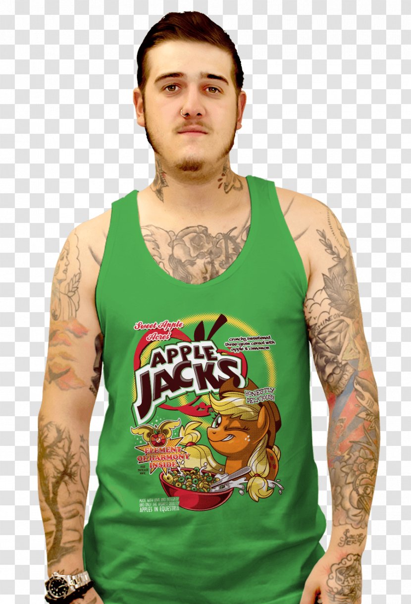 T-shirt Apple Jacks Sleeveless Shirt - Outerwear - Cinnamon Transparent PNG