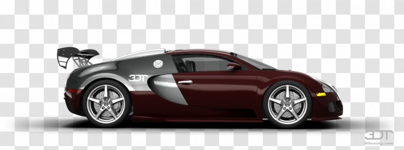 Bugatti Veyron Mid-size Car Alloy Wheel City - Auto Part Transparent PNG
