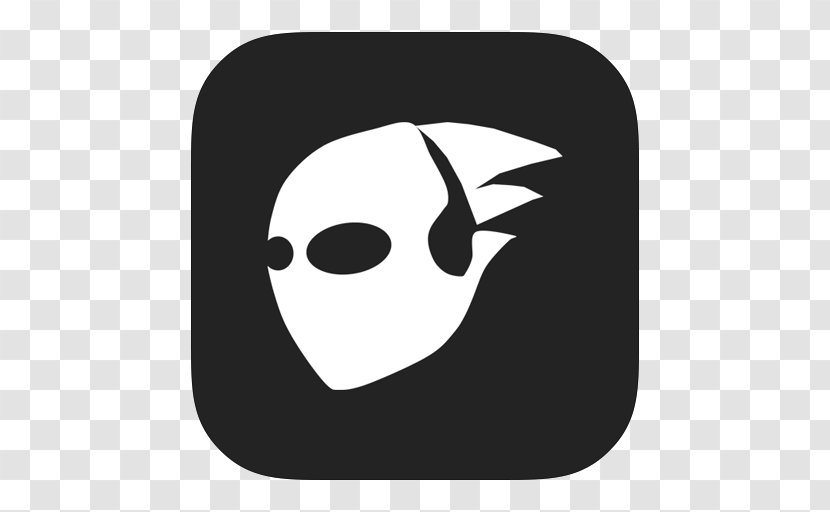 Head Symbol Fictional Character Black Smile - Computer Software - MetroUI Apps Jahshaka Transparent PNG