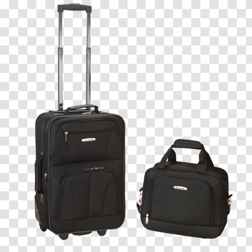 Rockland Rio 2-Piece Luggage Set Baggage Suitcase Travel Hand Transparent PNG