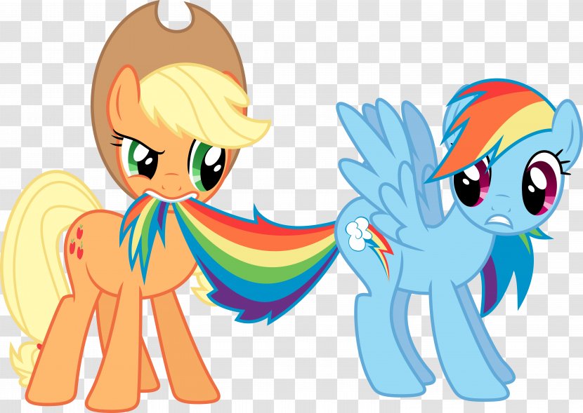 Rainbow Dash Applejack Rarity My Little Pony - Frame Transparent PNG