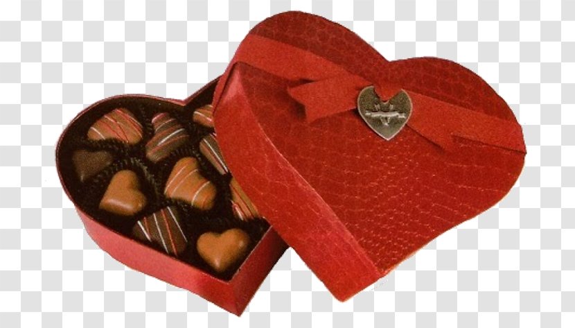 Praline Chocolate Truffle Gift - Heart - Valentine Elements Transparent PNG