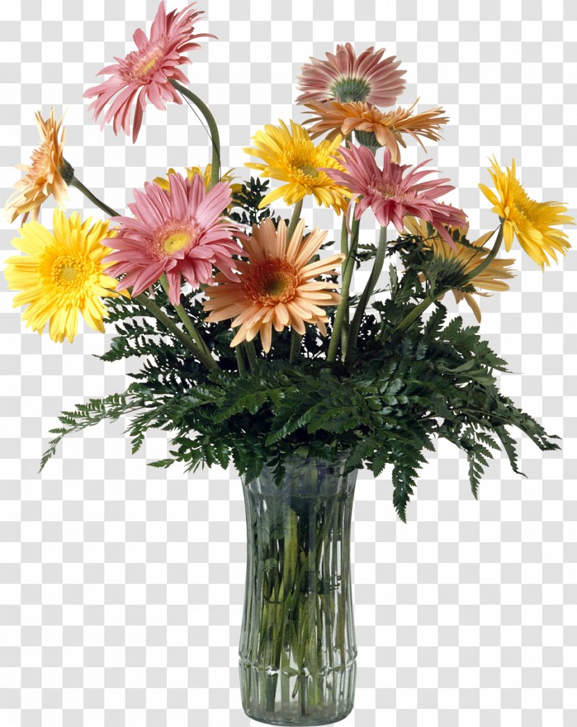 Vase Flower Bouquet Chrysanthemum Clip Art - Annual Plant Transparent PNG