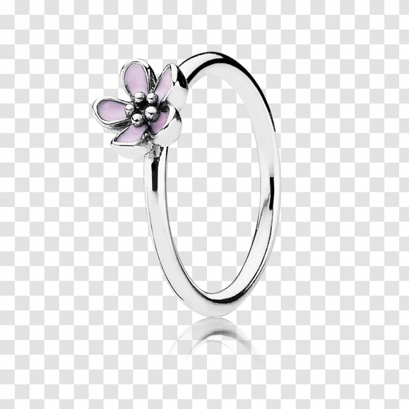 Pandora Ring Cherry Blossom Flower - Jewellery Transparent PNG