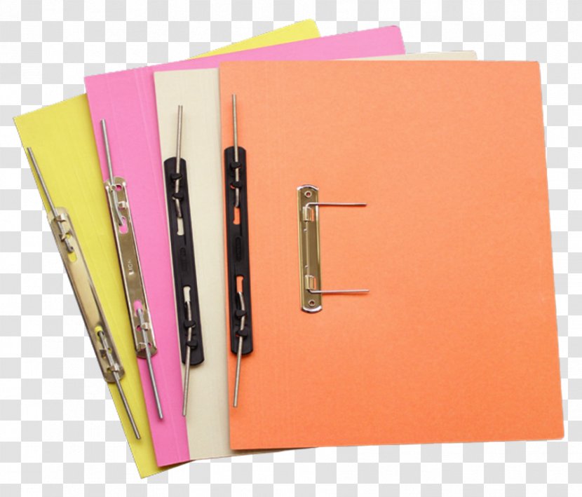 Paper Notebook Stapler Office Supplies - Pink - Folder Transparent PNG