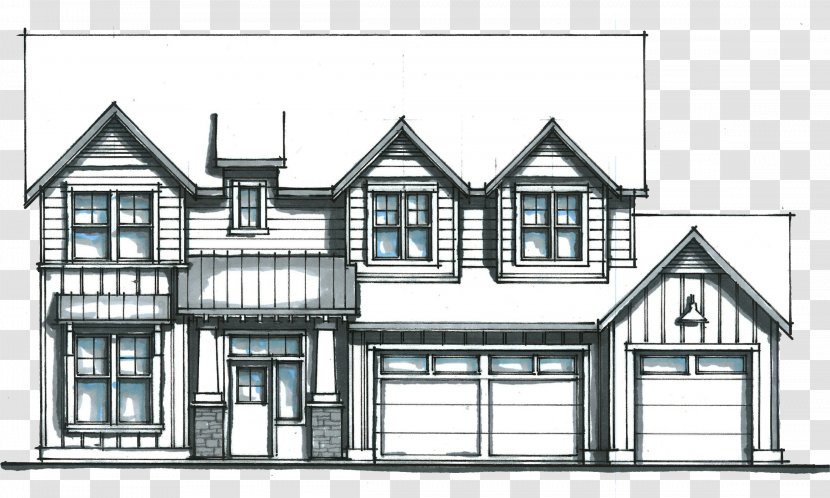 House Building Window Facade Kitchen - Plan - Kate Hudson Transparent PNG