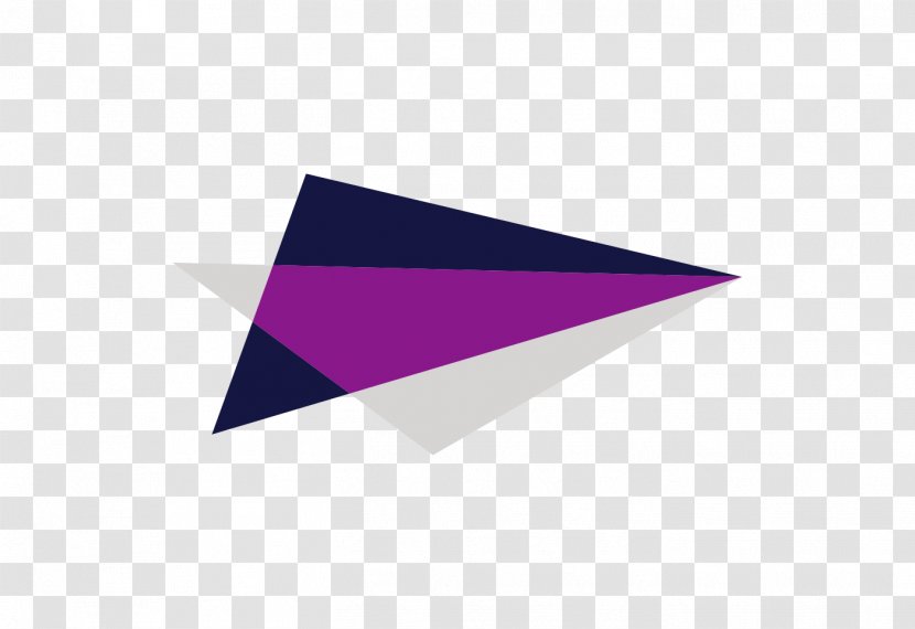 Triangle Logo Brand - Violet Transparent PNG