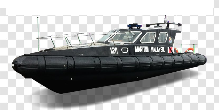 Rigid-hulled Inflatable Boat Pilot Patrol Boat, River Transparent PNG