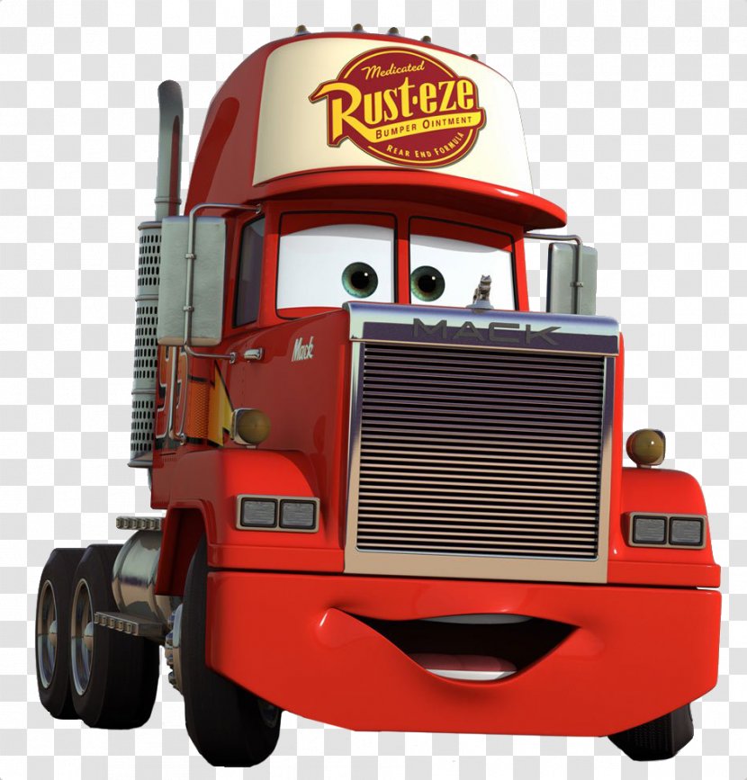 Lightning McQueen Mater Mack Trucks Car R Series - Truck Transparent PNG