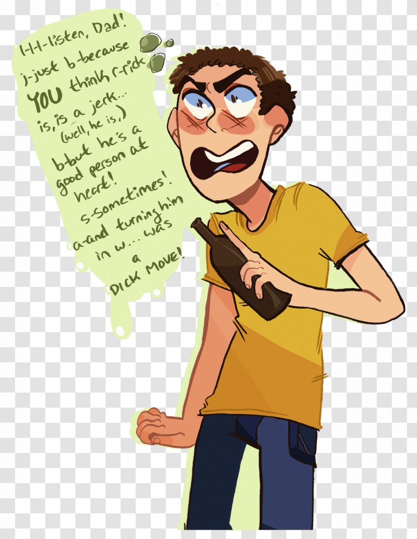 Morty Smith Comedy Thumb Laughter Human Behavior - Tree - Cartoon Transparent PNG